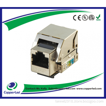 FTP Cat.5e Keystone Jack 90 degree